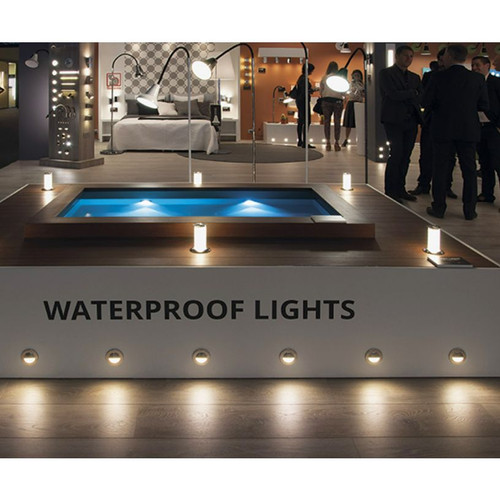 Quick Marine - Secret Light L 6W - LED Retractable Lamp 10-30V, Stainless Steel