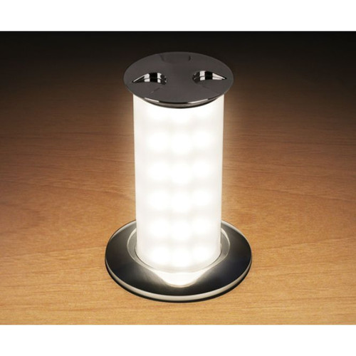 Quick Marine - Secret Light 6W LED Retractable Lamp (RGBW QCC, 24V, Stainless Steel) (FASP4072X18BD00)