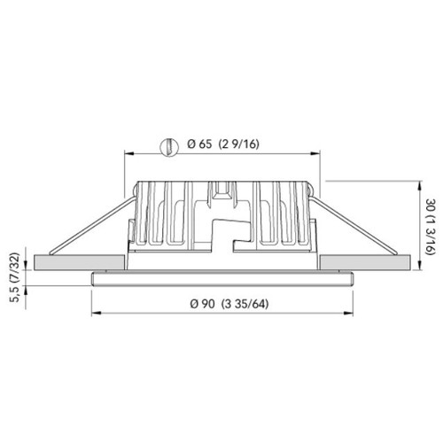 Quick Marine - Apollo XP LP LED Downlight (Daylight, 4W, 10/30V, D00) (FASP5032X01CD00)