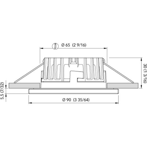 Quick Marine - Apollo XP LP LED Downlight (Daylight, 6W, 10/30V) (FASP5032X11CA00)