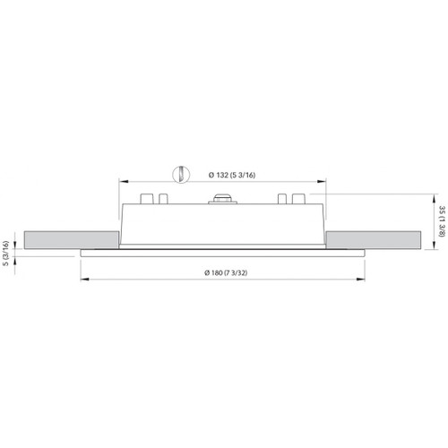 Quick Marine - Kleos 180 LED Downlight (Warm White, 12W, 20/30V, Stainless Steel) (FASP5112X12CA00)