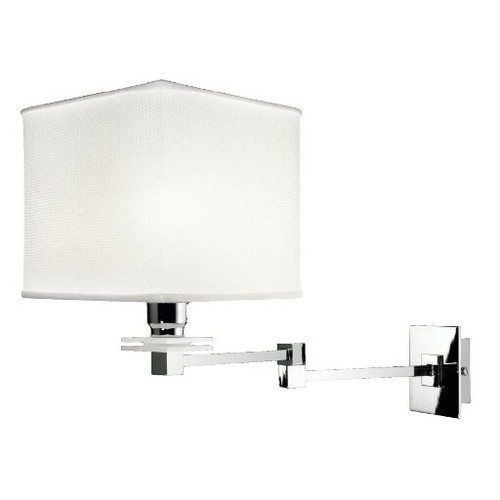 BCM - Quadra Wall Lamp - with Switch, Chrome (BCM2162-INT-3)