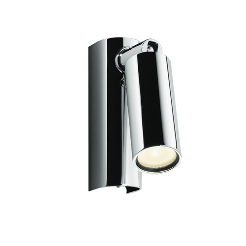 BCM - Pan Adjustable Wall Light - Polished Chrome, 3000K, Warm White, with Switch (BCM2166K-I-3)