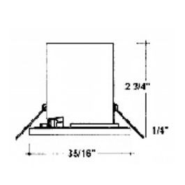 Futura - 1702 Recessed Downlight - 12-24V, 35W