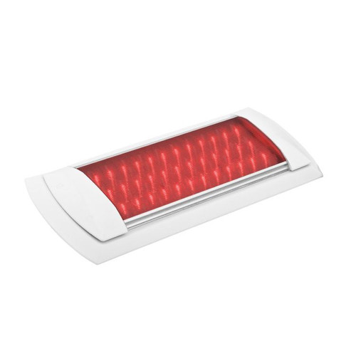 Mast - Oceanus LED Engine Room Light - 18W, Natural White/Red, 3900K, 10-30V, Frosted Lens (MPFL-18W-39+R-WH-LV)