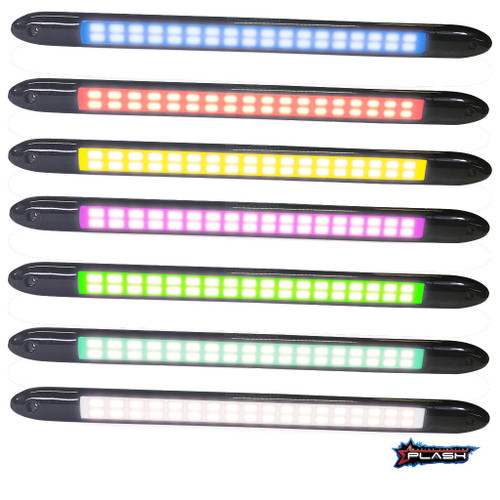 Plash - LED Bar Light - IP67, 12V, Low Profile, RGBW, 20W, 1.6A