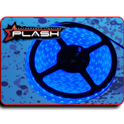 Plash - Waterproof Flexible Light Strip - IP68, 12V, Blue, 20ft (FLS-BL-68-20FT)