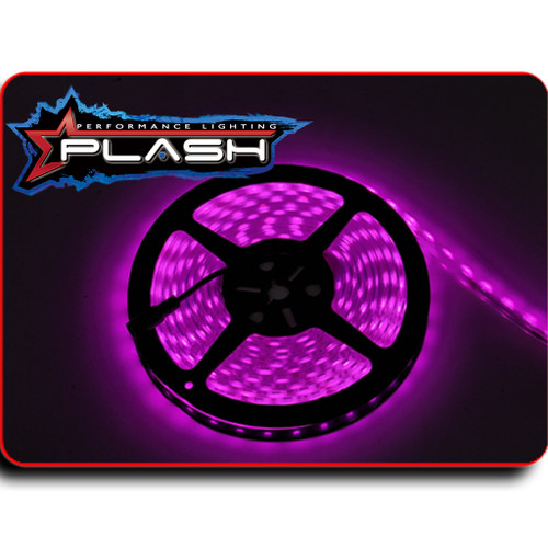 Plash - Waterproof Flexible Light Strip - IP68, 12V, Black Light UV, 2ft (FLS-BLKUV-68-2FT)