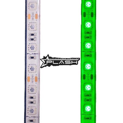 Plash - Waterproof Flexible Light Strip - IP68, 12V, Green, 2ft (FLS-GR-68-2FT)