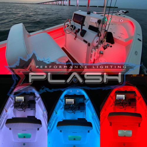 Plash - Waterproof Flexible Light Strip - IP68, 12V, RGB, 26ft (FLS-RGB-68-26FT)