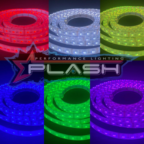 Plash - Waterproof Flexible Light Strip - IP68, 12V, RGBW, 2ft (FLS-RGBW-68-2FT)