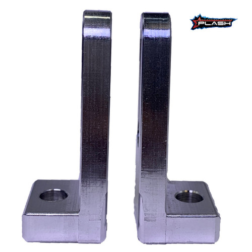 Plash - Billet Aluminum Light Bar "L" Mount - 0.375" Slot, Pair