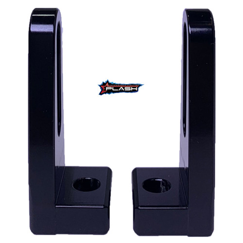 Plash - Billet Aluminum Light Bar "L" Mount - 0.375" Slot, Pair