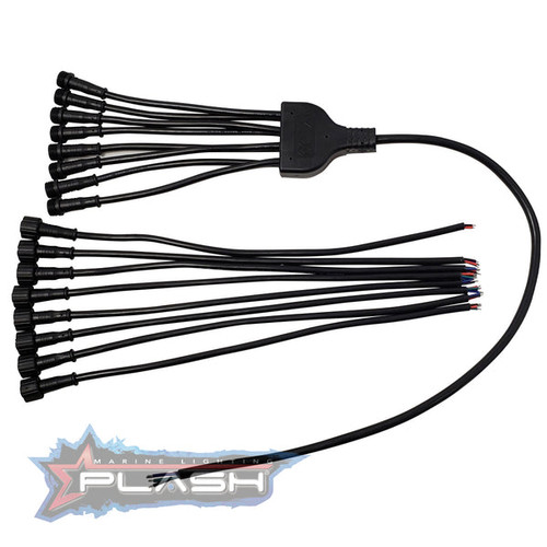 Plash - RGB Splitter - 8-Way (PW-8WAY-RGB)