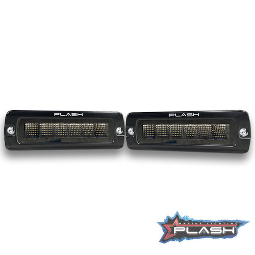 Plash - SRX2 Series 6" LED Reverse Light - Black, IP67, 5700K, Cool White, 2880lm Flush Mounted