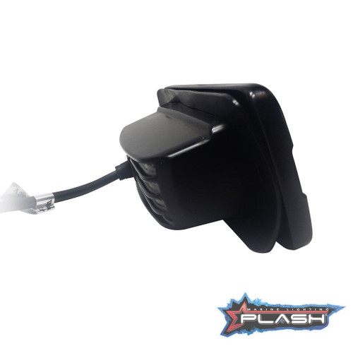 Plash - SRX2 Series 6" LED Reverse Light - Black, IP67, 5700K, Cool White, 2880lm Flush Mounted
