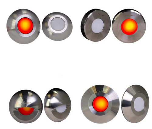 Plash - Gravity Red, Green and Blue LED Deck Light - 1.2W, 0.2A, IP67, 12-24V - Apollo Lighting