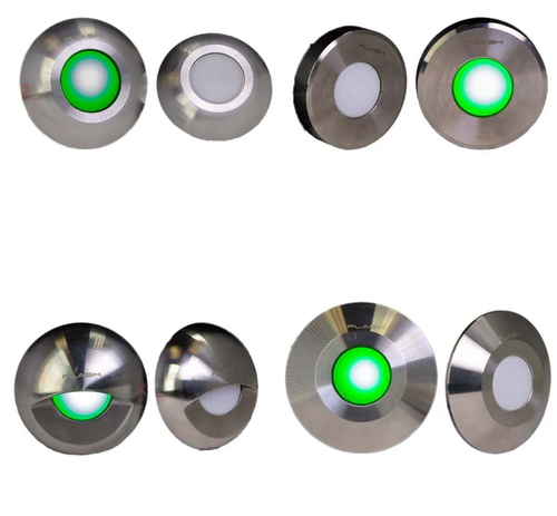 Plash - Gravity Red, Green and Blue LED Deck Light - 1.2W, 0.2A, IP67, 12-24V