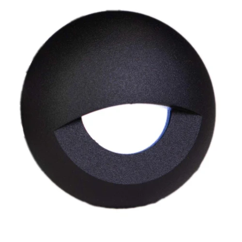 Plash Gravity Surface Mounted LED Deck Light, 6000K Cool White Light, Black Machined Aluminum Housing, 105 Lumens, 1.2W, IP67, 120 Degree Beam - Apollo Lighting