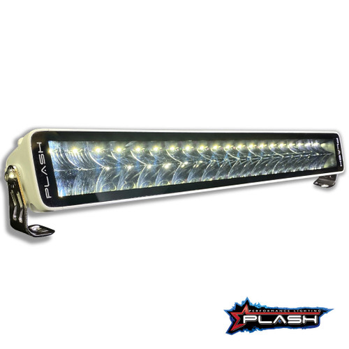 Plash - X2-Series 20" LED Light Bar - White, 16,800lm, 9-32V, 200W, IP67, 6000K, Cool White (X2-20-WHT)
