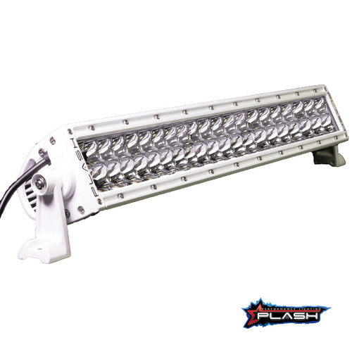 Plash - XX-Series 20" LED Light Bar - White, 5W, 23600lm, 6000K, Cool White, 9-36V, IP68 (XX-20-5W-WHT)