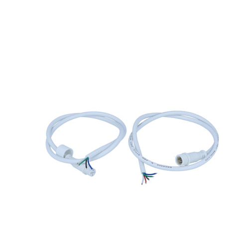 Apollo - 5 Conductor RGBW Cable - Male/Female Connectors, 20 Inches