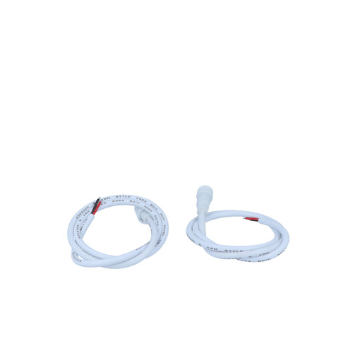 Apollo - 2 Conductor single color cable with male/female connectors, 20 inches
