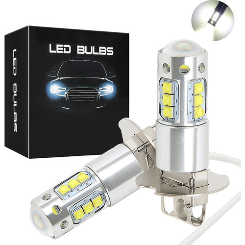 JEVA - Light Bulb - 12-24V, 100W, 16 LED, 1200lm, White, 6500K (H3LED1224V)