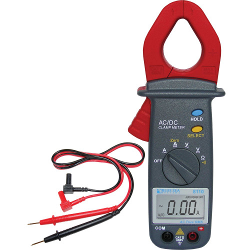 Blue Sea Systems Mini Clamp Multimeter, AC/DC, 400A, 600V, True RMS - Apollo Lighting