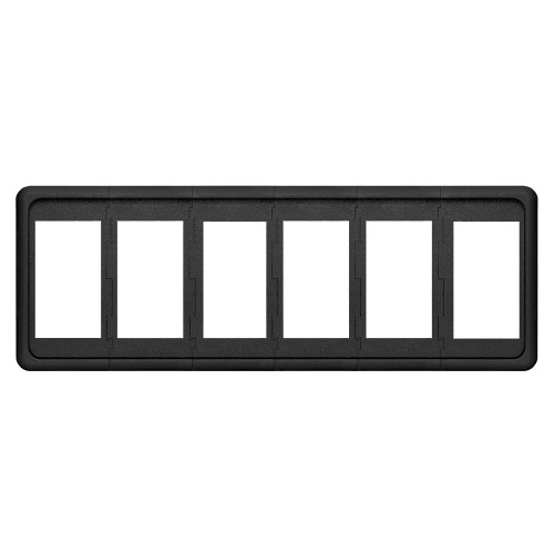 Blue Sea Systems Contura Switch Mounting Panel, 6 Position, For 6 Panel Thicknesses - Apollo Lighting