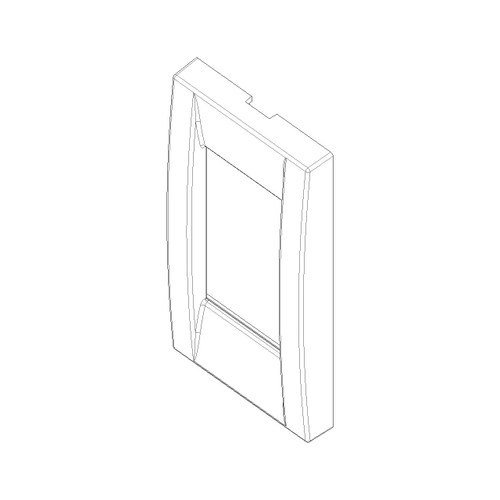 Vimar - Idea Placca Classica Cover Plate - Metal, Brushed Nickel, Die-cast Metal - Apollo Lighting Vimar - Idea Placca Classica Cover Plate - Metal, Brushed Nickel, Die-cast Metal - Apollo Lighting