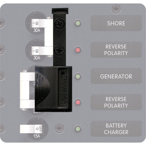 Blue Sea Systems AC A-Series 2-Pole Circuit Breaker Lockout Slide