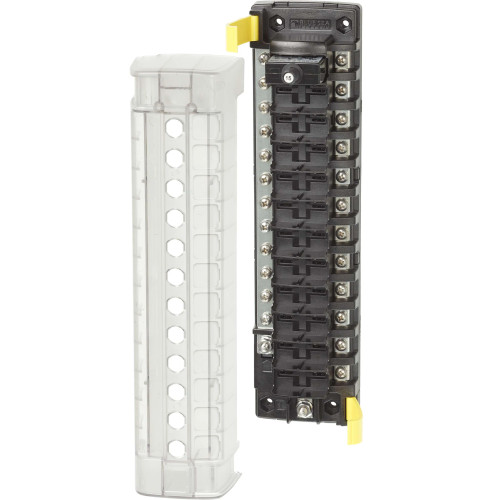 Blue Sea Systems ST CLB Circuit Breaker Block, 32V DC, Surface Mount, Tin-Plated Copper Busses - Apollo Lighting