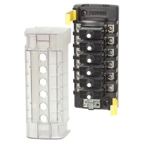 Blue Sea Systems ST CLB Circuit Breaker Block, 32V DC, Surface Mount, Tin-Plated Copper Busses - Apollo Lighting