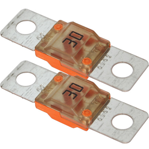 Blue Sea Systems AMI/MIDI Fuse Pair, 32V DC, Tin-Plated Copper Blades, Ignition Protected