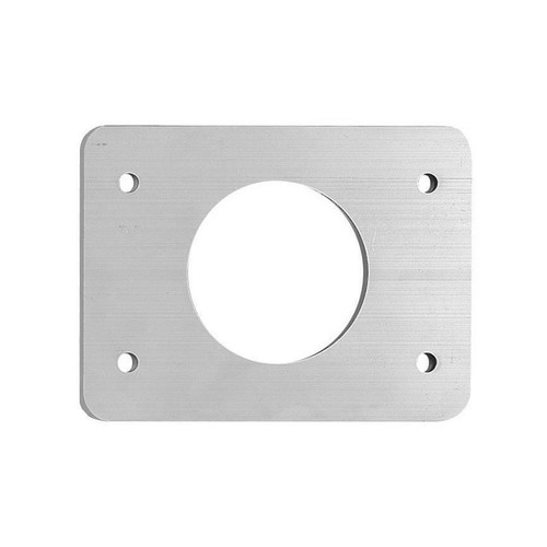 TACO Marine Grand Slam Backing Plates, For Outriggers, 5 x 6.5 x 0.25 in, Anodized Aluminum, 2pk