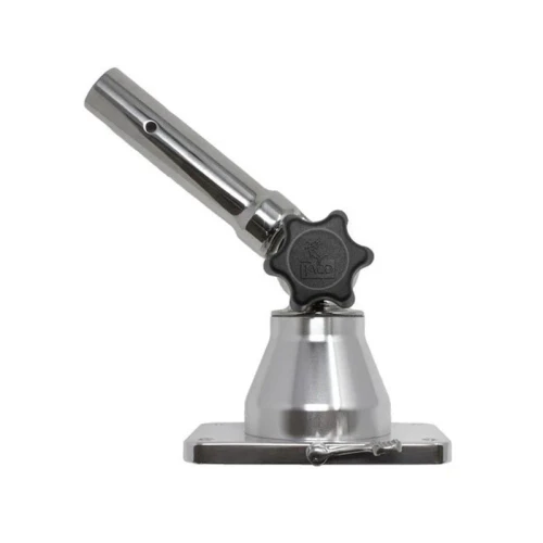 TACO Marine Grand Slam 170 Outrigger Top Mounts, For 1-1/8 in Tele-Outrigger Poles, Pair, Stainless Steel, Anodized Aluminum