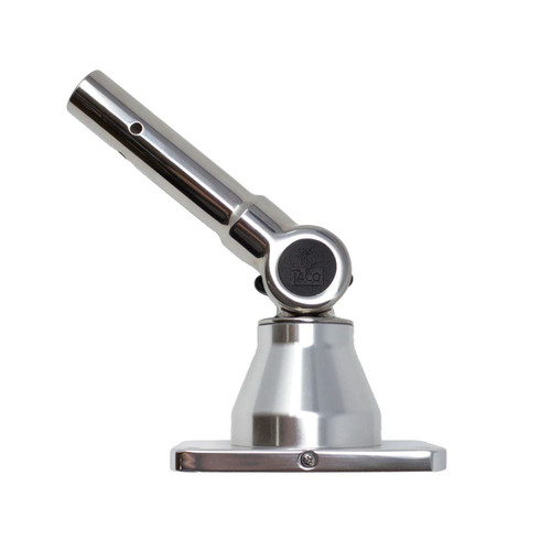 TACO Marine Grand Slam 170 Outrigger Top Mounts, For 1-1/8 in Tele-Outrigger Poles, Pair, Stainless Steel, Anodized Aluminum