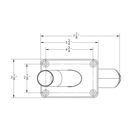 TACO Marine Striker Base Gunnel Mount, For 1-1/8 in Outrigger Poles, Cast 316 Stainless Steel, 12 Locking Positions, Pair - Apollo Lighting