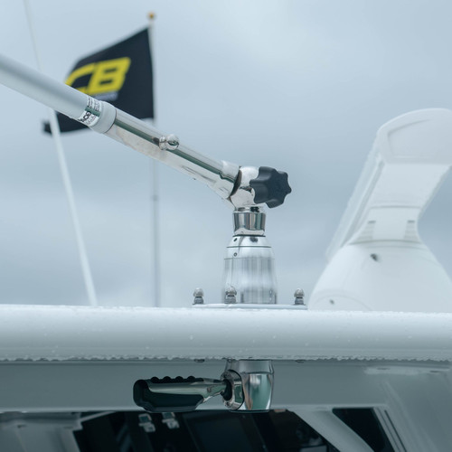 TACO Marine Grand Slam 280 Outrigger Mount, For 1-1/2 in Outriggers, Type-316L SS, Pair