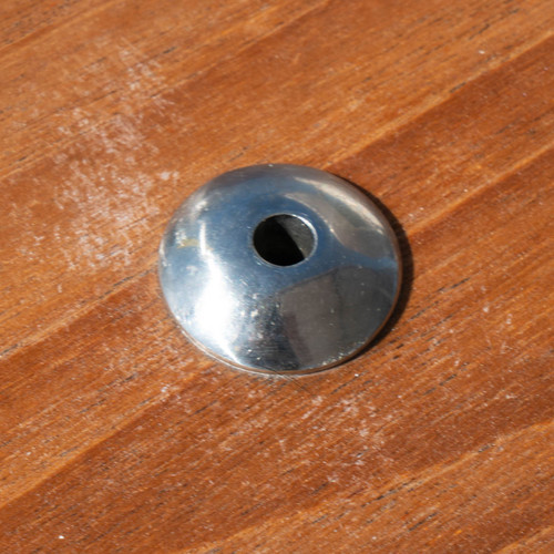 TACO Marine Quick Release Fender Lock Receiver Only, SS316L, High Polish, 1/4 in NPT Drain Plug