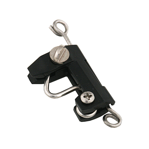 TACO Marine Standard Outrigger Release Clips, Stainless Steel and Plastic, Tension Adjustment, Light and Medium Duty, 2pk - Apollo Lighting