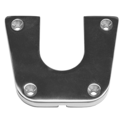 TACO Marine Removable Side Mount Bracket, For Table Pedestal System, 316L Stainless Steel, Polished, 4-7/8 in W x 4 in H x 1/2 in D