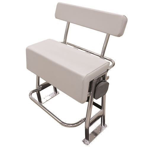 TACO Marine Universal Removable Leaning Post Backrest, For Neptune Premium and Neptune II Leaning Posts, Adjustable Folding Arms