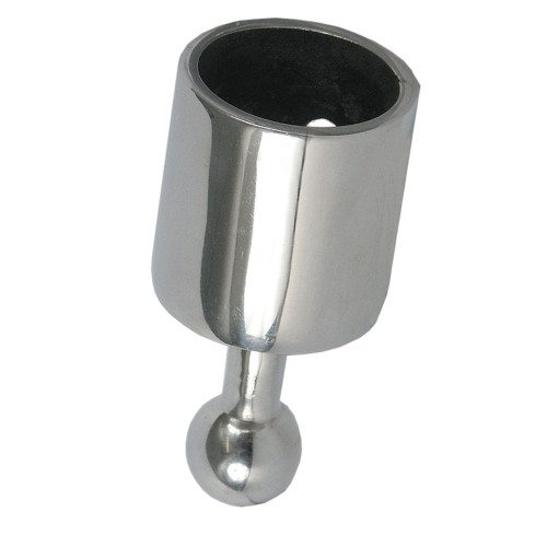 TACO Marine Ball & Socket Top Cap, For 1 in Tube, Set Screw, 316L SS - Apollo Lighting