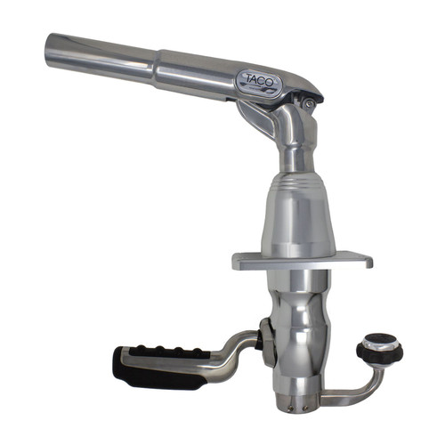 TACO Marine Grand Slam 390 Outrigger Mount, For 1-1/2 in Outriggers, Offset Handle, SS316L