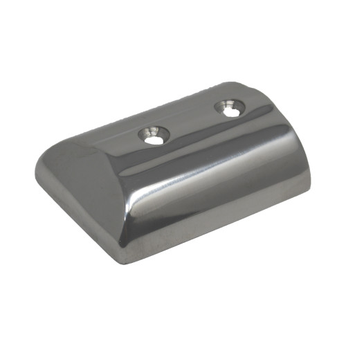 TACO Marine SuproFlex Small Rub Rail End Cap, For V11-9960, Type-316L SS, Mirror Polish