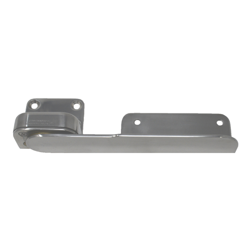 TACO Marine Command Ratchet Hinges, 9-3/8 in, Polished Type-304 Stainless Steel, Pair