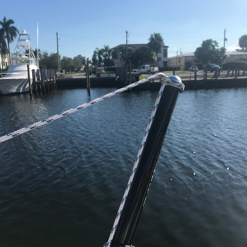 TACO Marine Tele-Sun Shade Poles, Carbon Fiber, 52.89-80.4 in, 1/4 in Pin, 2pk, Mesh Carry Bag