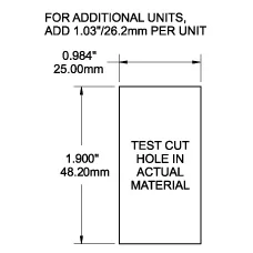 Blue Sea Systems Contura Switch Mounting Panel